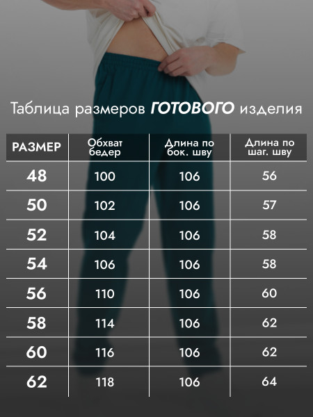 Брюки мужские футер 2-х нитка Брюки мужские футер 2-х нитка